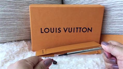 louis vuitton diary pen|Louis Vuitton pen refill.